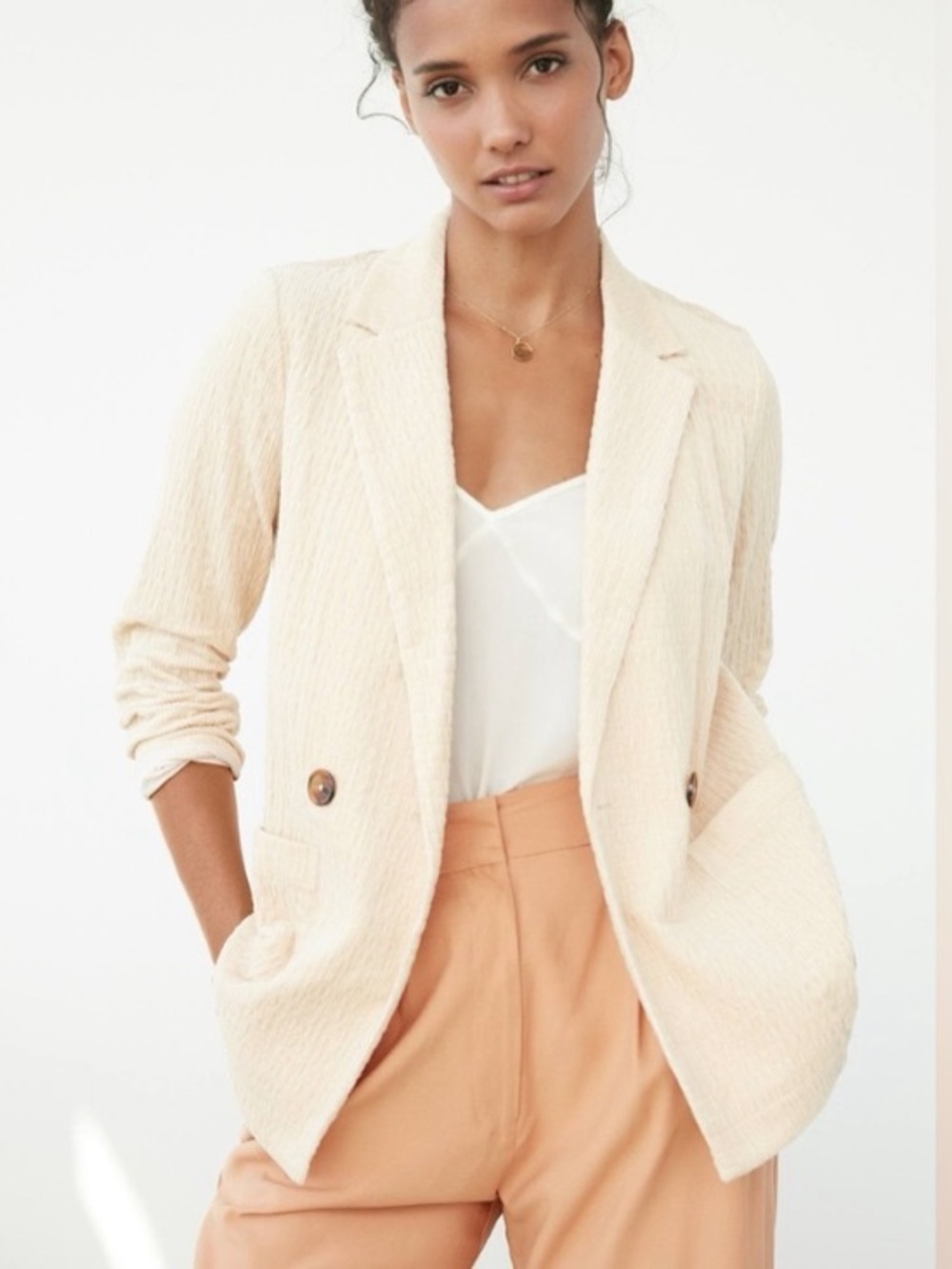 Anthropologie Daniel Rainn Carlee Textured Corduroy Blazer